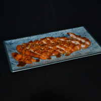 Pollo frito con salsa espicial